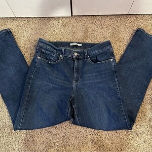 Levi's Dark Blue Women’s Straight Leg Jeans